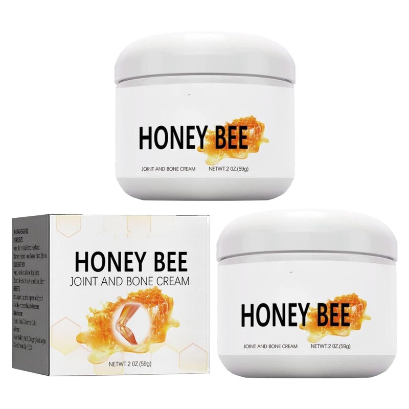 Cvreoz Australian Honey Bee Venom Pain and Bone Healing Cream, Bee Venom Cream for Arthritis Knee Pain, New Zealand Bee Venom Joint Relief Gel (2PCS)
